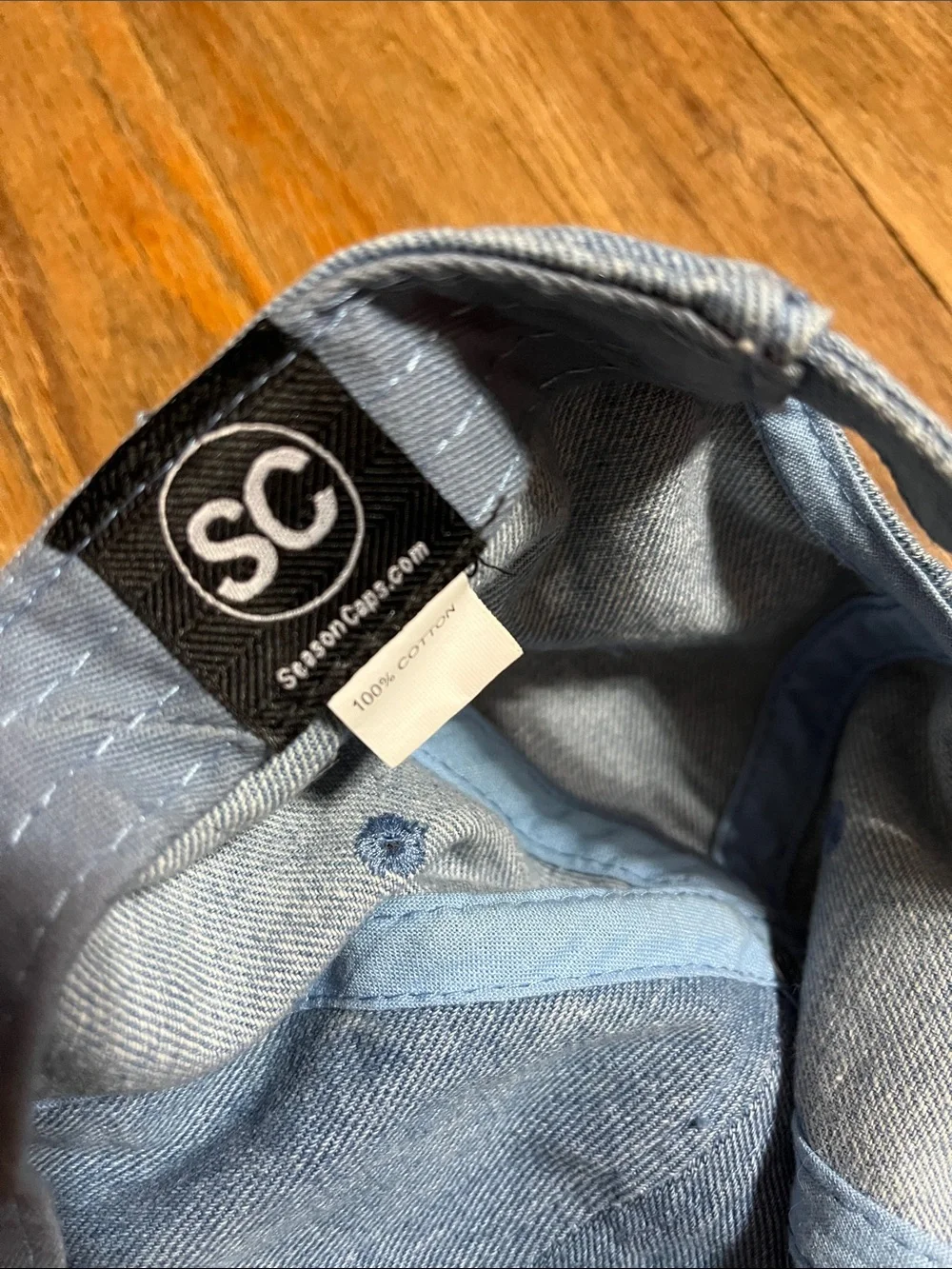 Expletive eff it cap with discoloration